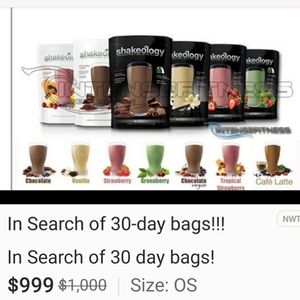 Looking for 30 day bag of Vegan Chocolate